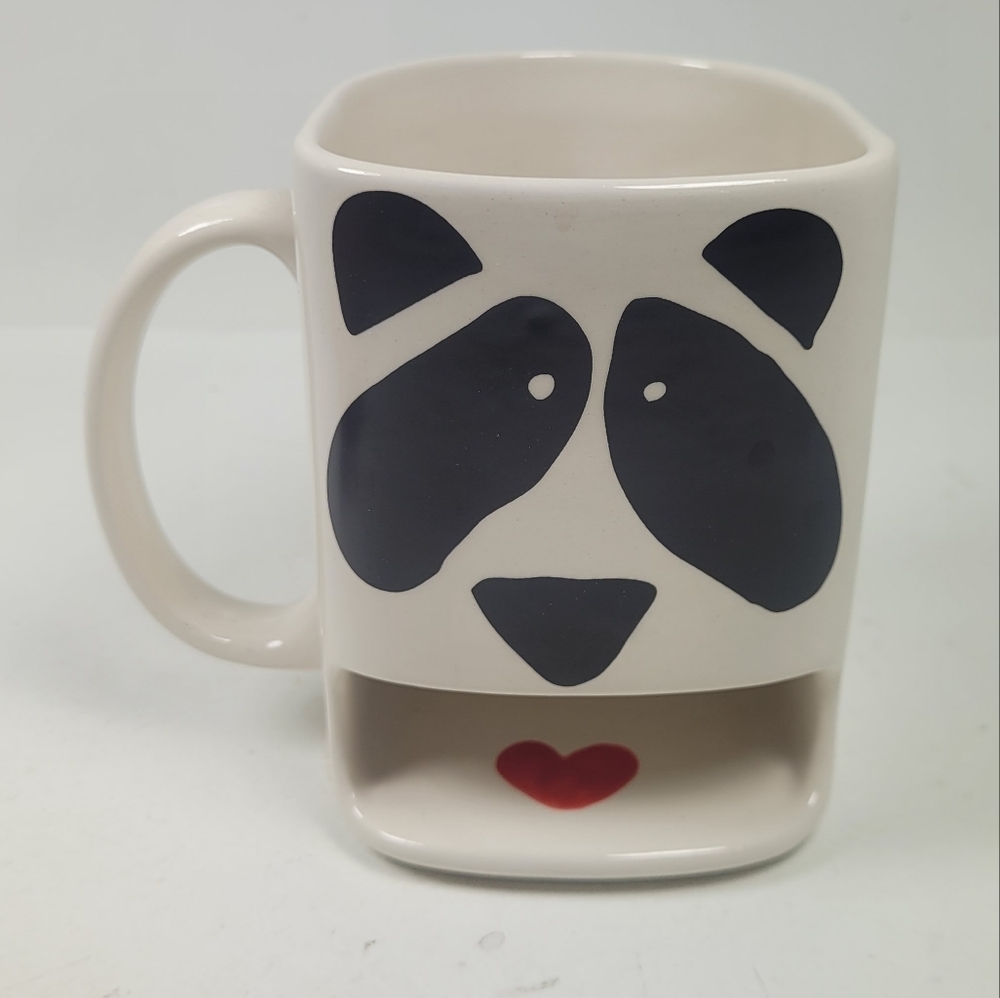 Lenny Mud Panda Bear Mug Ceramic Milk &